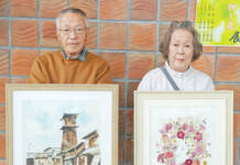 絵画と押し花 神田さん夫妻の作品展 23日から名張で