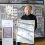 水彩で描く軍艦島 落水さん15年の歩み展 名張で5月2日から