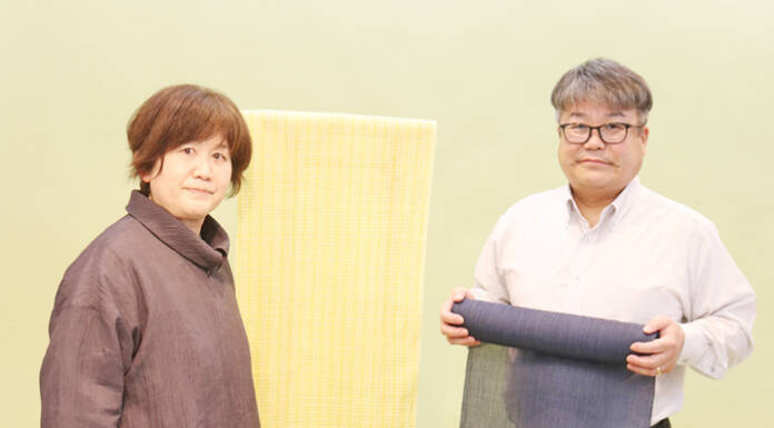 久留米絣の作品展 25、26日 名張のTACHI・花