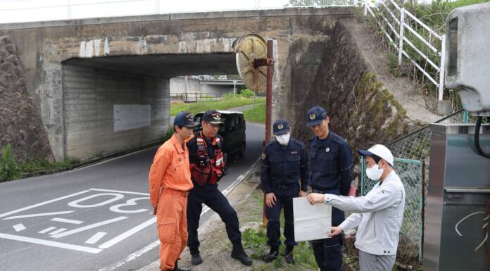 アンダーパスなど災害危険箇所を合同調査 警察・市・消防 名張