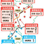 犯罪発生マップ 侵入盗20件、窓ガラス割る 6月の伊賀地域