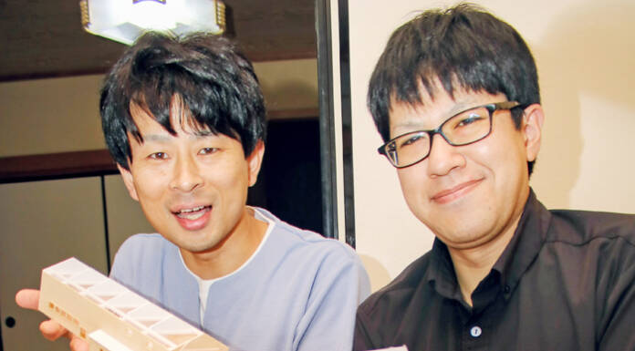 伊賀線沿線を再現 8Mジオラマ展示へ 友の会・南方さんと米田さん