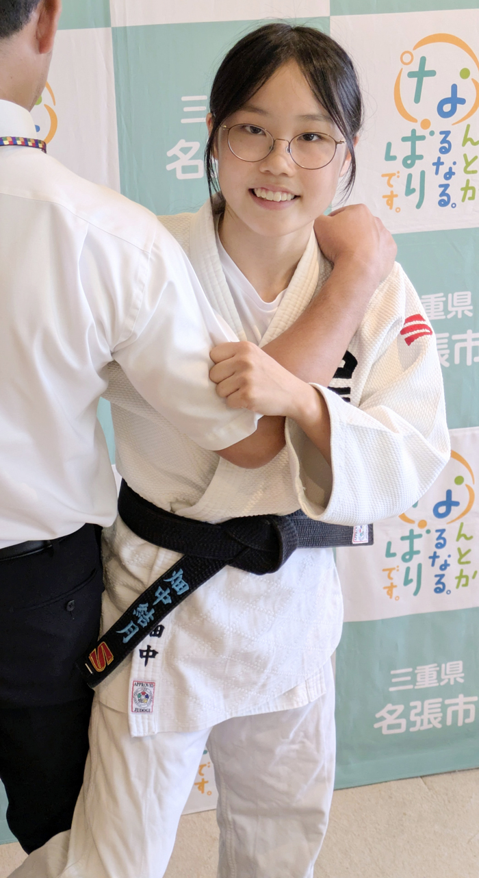 柔道全国大会へ　名張中3年の畑中さん「ベスト8目指す」