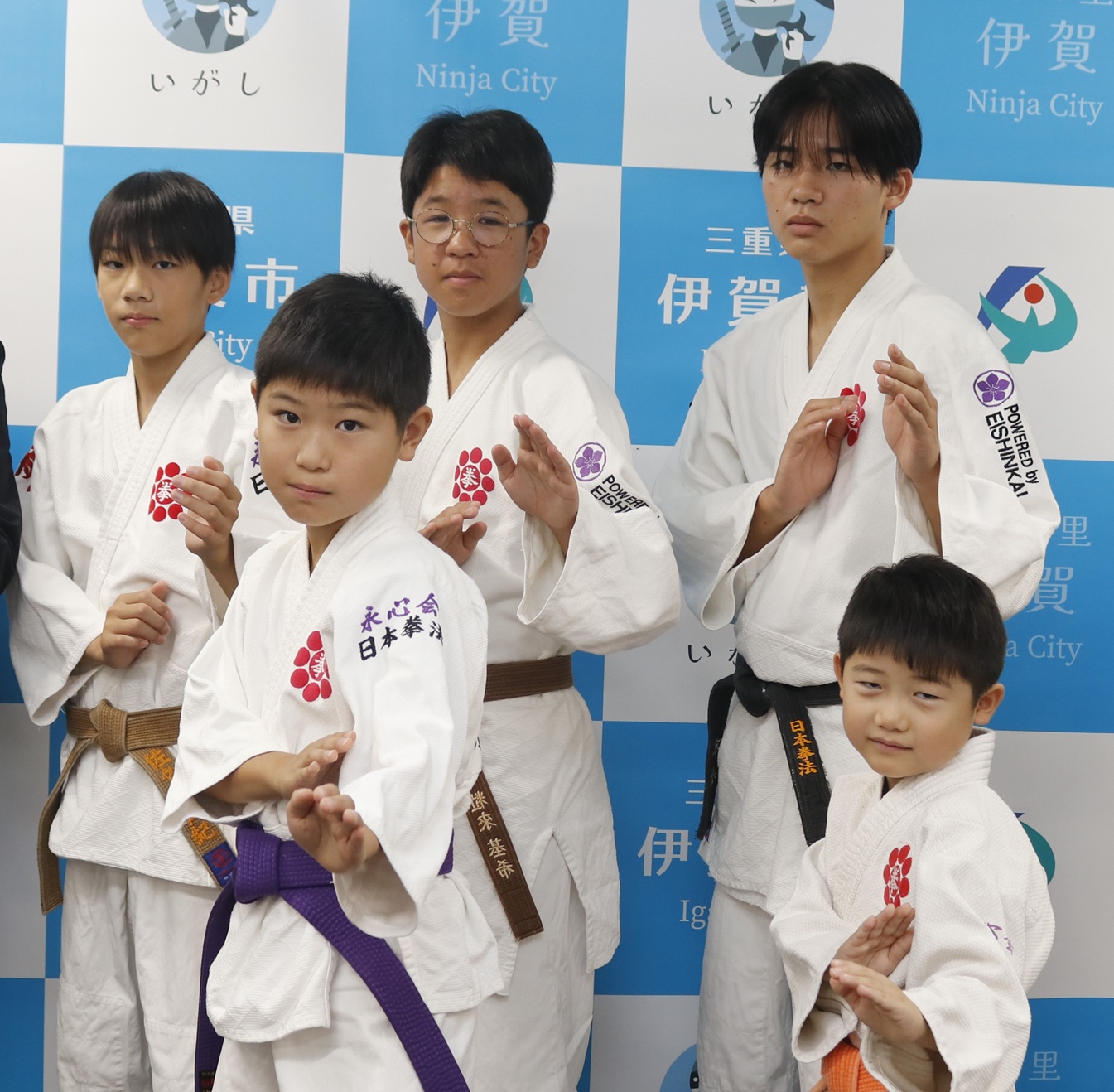 日本拳法全国大会へ 出場の小中学生が意気込み 伊賀・永心会