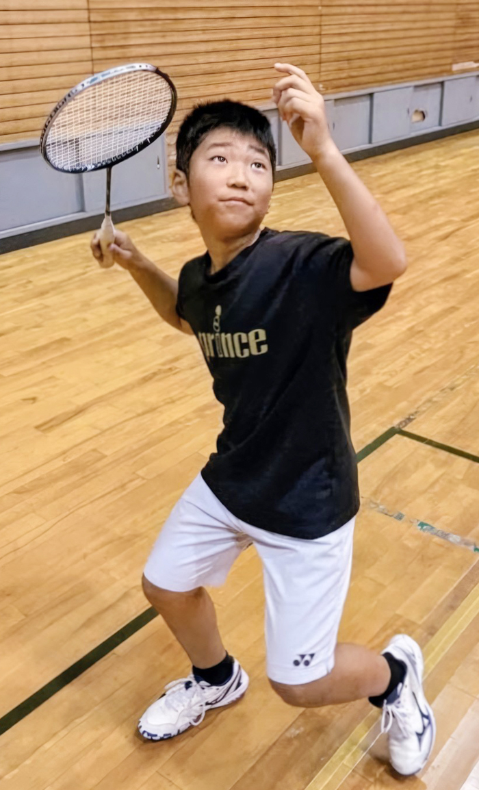 バドミントン　3年連続全国へ　宇陀市の小4・立道さん