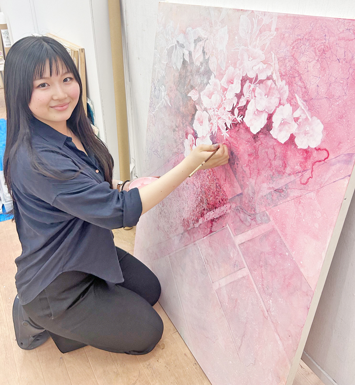「やさしい絵画教室」 美大生が9月に名張で