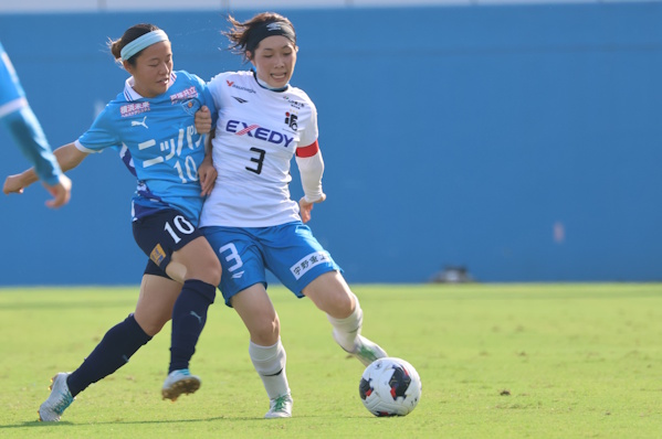 くノ一4試合ぶり黒星 なでしこ1部