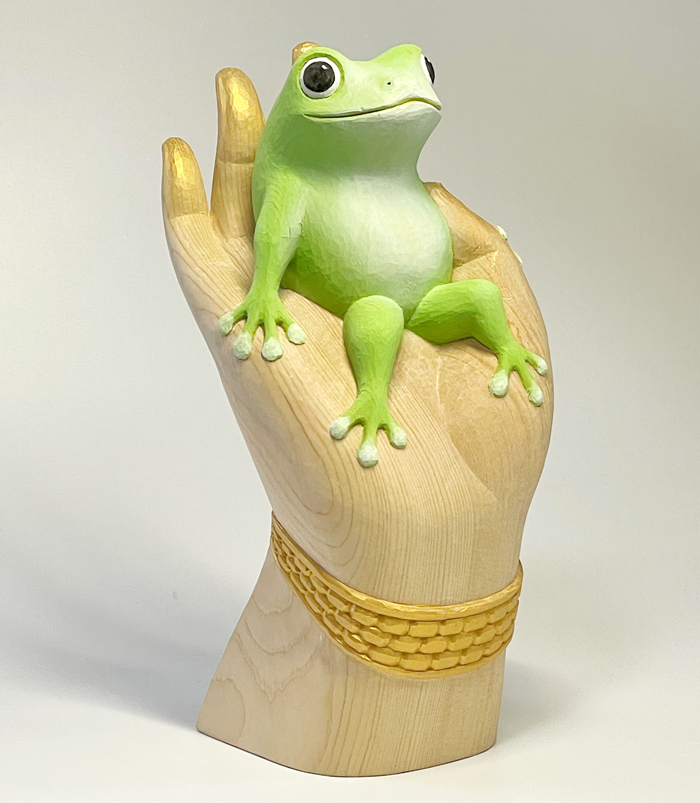 仏師・彫刻家 伊原さん作品展 10月2日から伊賀・赤井家住宅