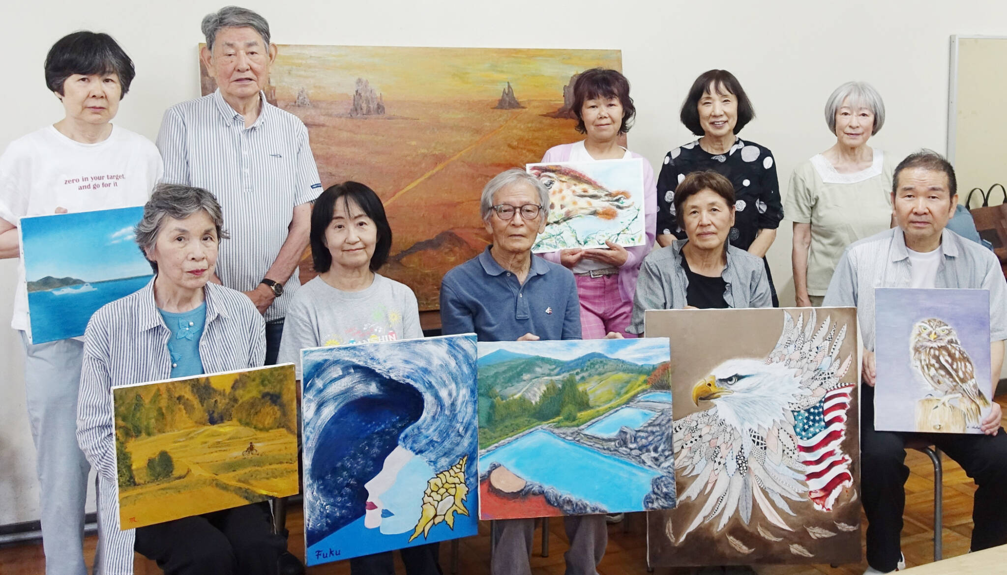 絵画グループの作品展　10月1日から名張・リバーナホール