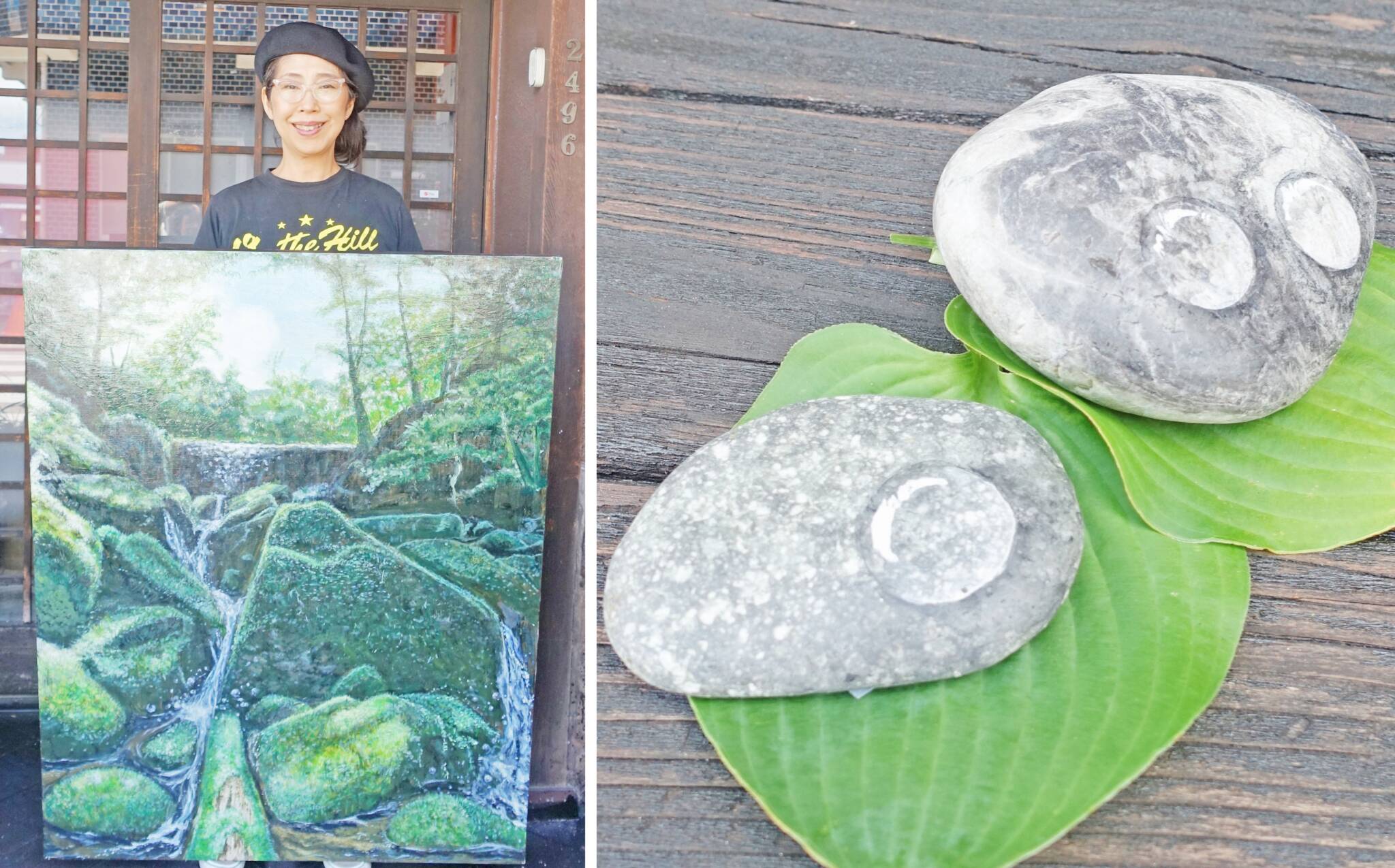 自然のみずみずしさ感じて 油彩で風景画 伊賀・杉山さん