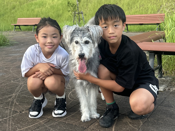 らぶペット　伊賀・福本さん兄妹が育てる愛犬ネル