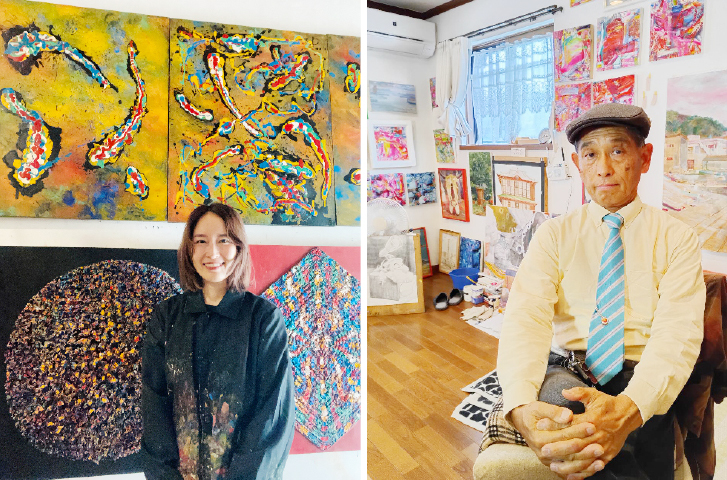 ジャンル、年代超えた二人展　堂本さん・百上さん　24日から伊賀で